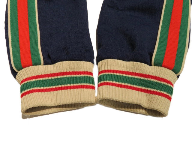 GUCCI グッチ 衣類 GG ジャージージャカードジップアップジャケット&ジョギングパンツ セットアップ メンズM ネイビー ポリエステル 662270/663569XJDE9 （2143300207965）【200】
