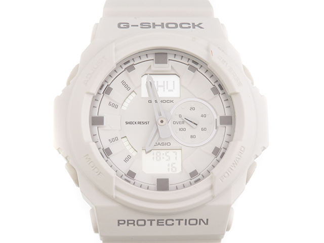 【未使用レベル超美品】G-SHOCK GA-150 アナデジ ピュアホワイト 未使用レベル超美品】G-SHOCK GA-150 アナデジ ピュアホワイト