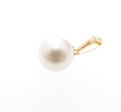 JEWELRY　ノンブランドジュエリー　貴金属・宝石　トップ　K18イエローゴールド　パール　約0.8g　2147100583373　【205】