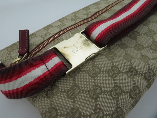 ■ GUCCI グッチ GGキャンバス ボディバッグ ウエストバッグ 28566 グッチ(GUCCI)グッチ GGキャンバス ウエストバッグ ボディバッグ