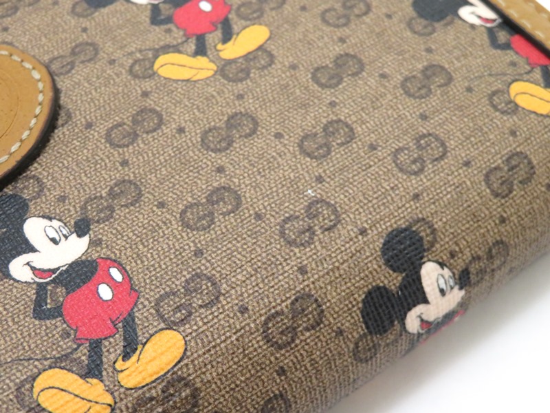 GUCCI グッチ ディズニーコラボ 『DISNEY×GUCCI ミッキーマウス ジップアラウンドウォレット PVC×カーフ 602532  ラウンドファスナー長財布【430】AH 2146000289125 の購入なら「質」の大黒屋（公式）