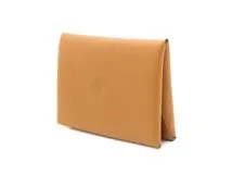 HERMES　エルメス　財布　カルヴィデュオ　ヴェルソ　Ｕ刻印　ヴォーエプソン　ゴールド／ヴェールフィズ／ＳＶ　2148103581090　【437】