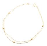 JEWELRY　ノンブランドジュエリー　貴金属・宝石　ブレスレット　K18イエローゴールド　約1.2g　2143600392019　【205】