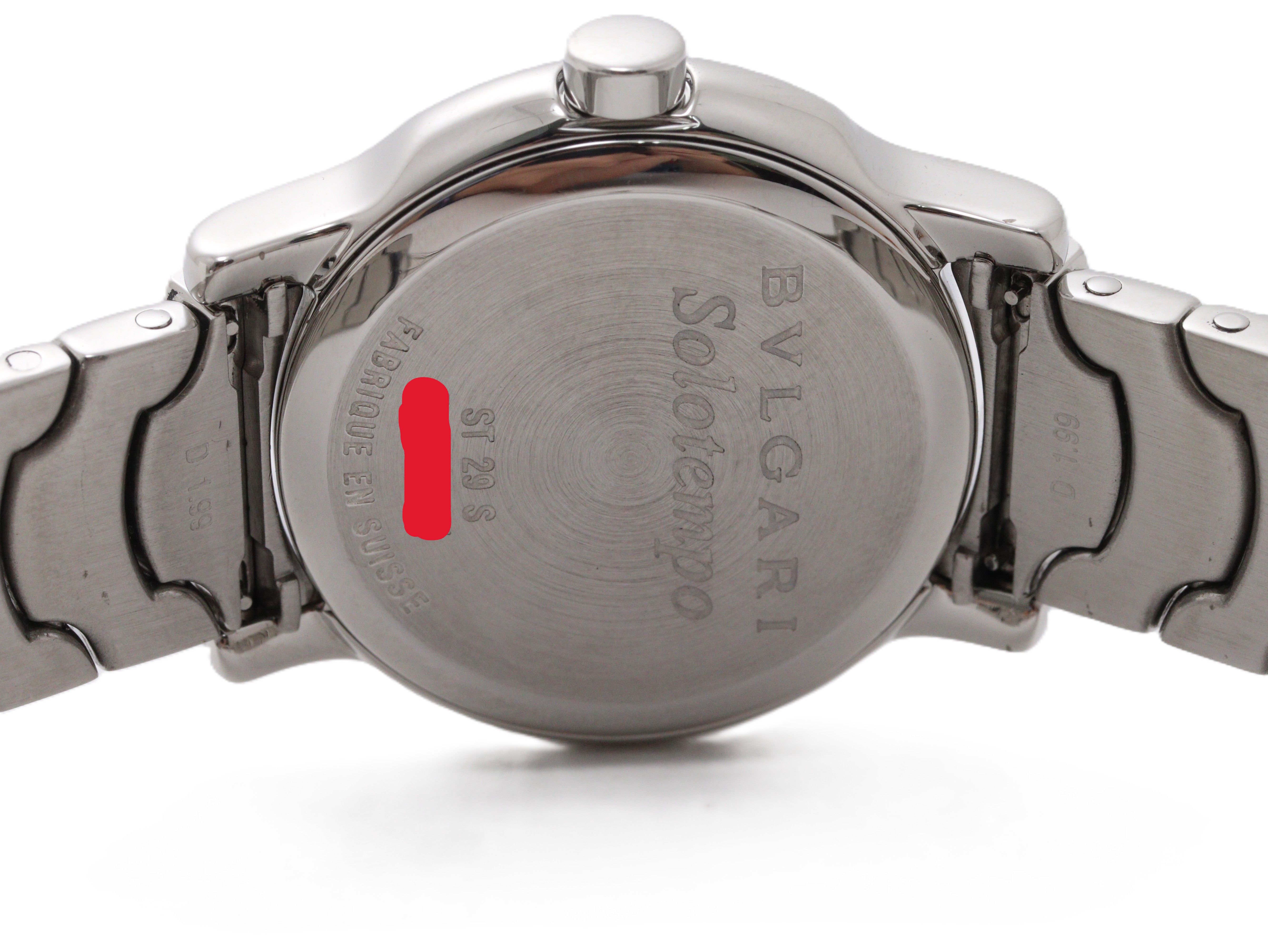 BVLGARI ブルガリ ソロテンポ SS ブラック文字盤 ST29S