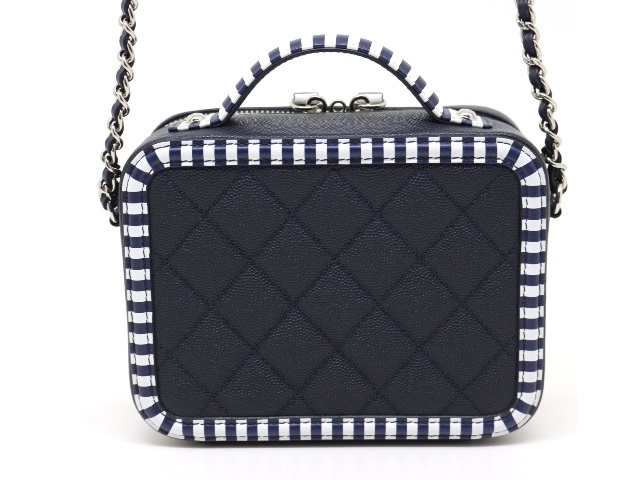 Chanel vanity 2025 case navy