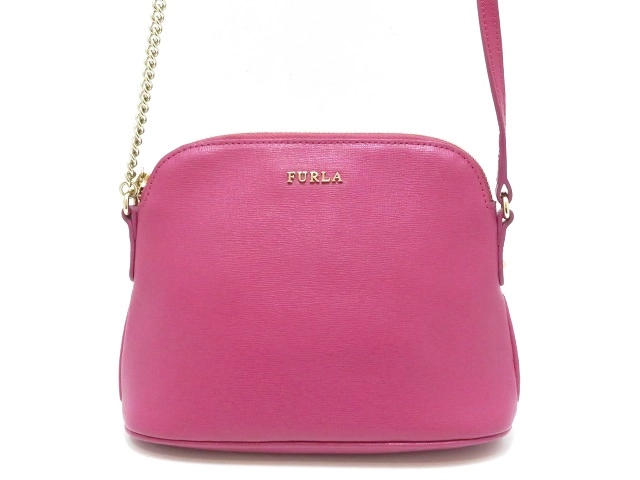 FURLA フルラ ショルダーバッグ ピンク レザー 912049【430