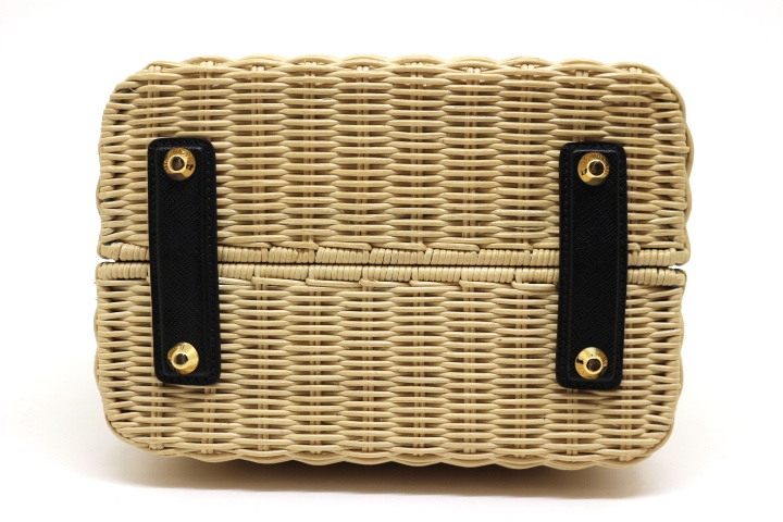 PRADA プラダ バッグ ハンドバッグ 2Way ショルダーバッグ かごバッグ