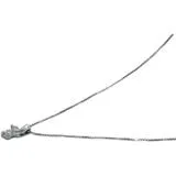 JEWELRY　ノンブランド　ネックレス　K18WG　D0.05　約1.3g　ダイアモンド　2141100619698【208】
