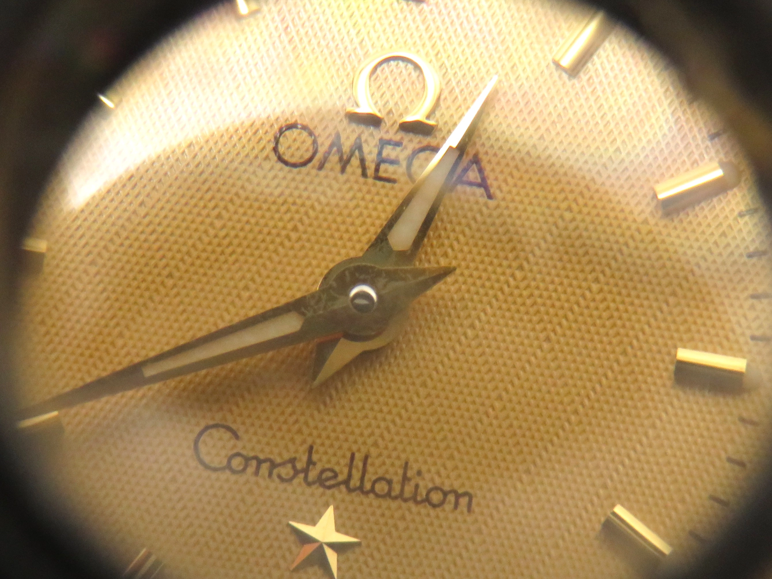 OMEGA　オメガ　コンステレーション ミニ　1362.10　SS/YG　ステンレス/イエローゴールド　クォーツ　ゴールド文字盤　レディース腕時計【431】2120000350771