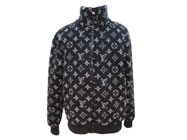 LOUIS VUITTON ルイヴィトン モノグラムフリースジップアップ 