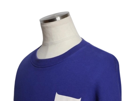 GUCCI グッチ 衣類 ロゴプリントスウェット メンズL ブルー コットン 599345 ( 2148103863578) 【200】