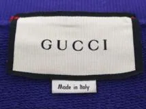 GUCCI グッチ 衣類 ロゴプリントスウェット メンズL ブルー コットン 599345 ( 2148103863578) 【200】