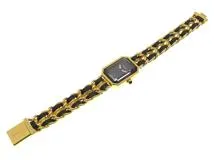 CHANEL 腕時計　プルミエール GP Lサイズ シャネル CHANEL プルミエール Lサイズ H0001 腕時計 GP レザー