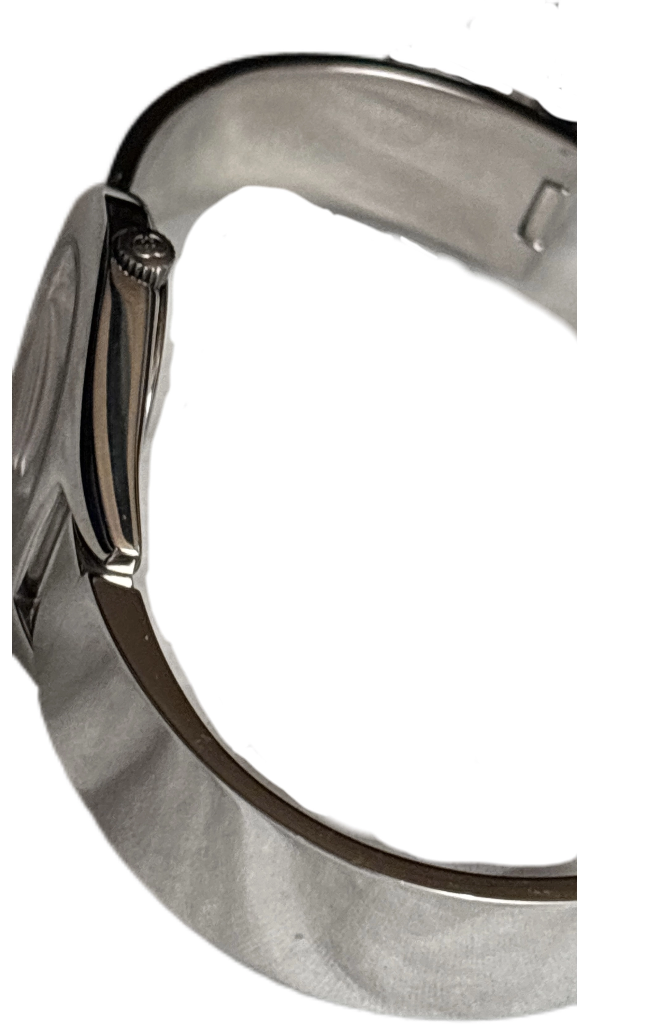 GUCCI グッチ 腕時計 6700L クオーツ ブラック文字盤 ステンレススチール レディース 2148103700026【208】