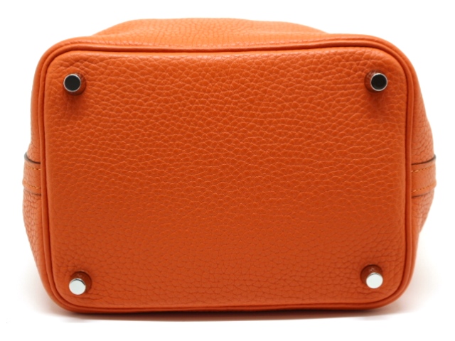 HERMES エルメス バッグ ピコタンロックPM トートバッグ オレンジ
