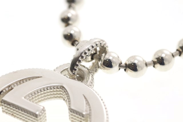 GUCCI グッチ インターロッキングGネックレス SV シルバー 33.5g の