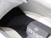 CHANEL　シャネル　ローカットスニーカー　ユニセックス42　ネイビー/ピンク　フェルト/ナイロン/スウェード　G34087　2120000290206　【432】