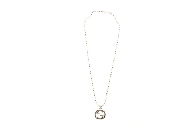 GUCCI グッチ インターロッキングGネックレス SV シルバー 33.5g
