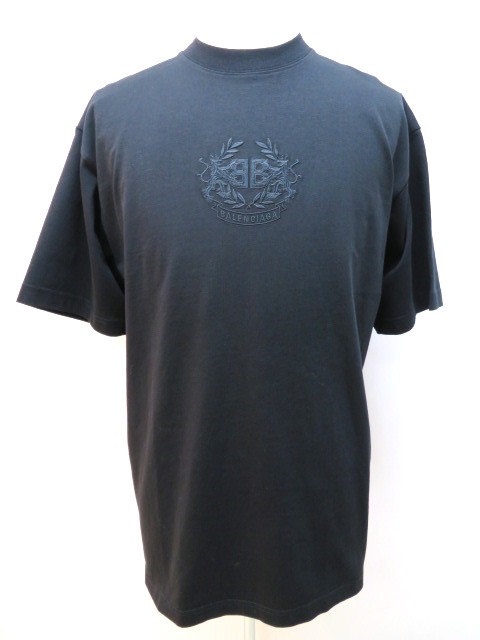 BALENCIAGA　バレンシアガ　Tシャツ　XXS　ユニセックス　ブラック　コットン　（2148103454035）　【432】
