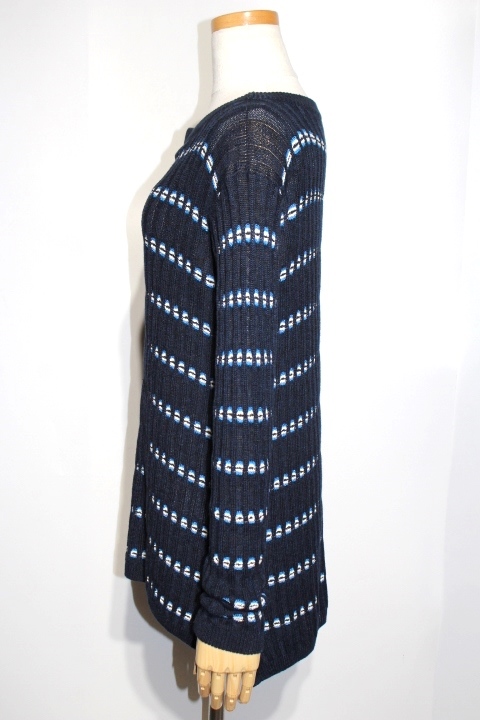 HERMES エルメス クルーネックニット サマーニットセーター レディース