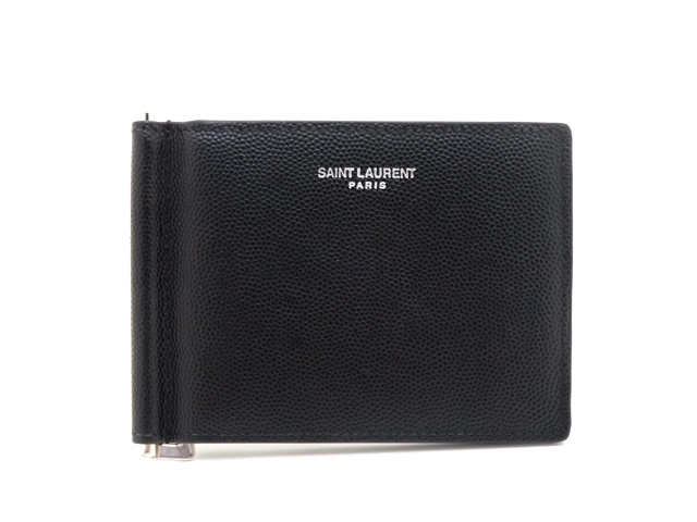 【極美品】SAINT LAURENT  マネークリップ ブラックサンローラン