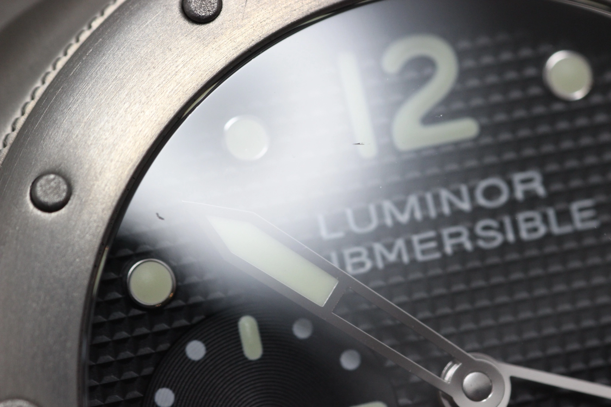 PANERAI パネライ 腕時計 2007年正規品 ルミノール サブマーシブル スモールセコンド PAM00025 チタン/ラバー ブラック文字盤 自動巻【472】SJ