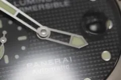PANERAI パネライ 腕時計 2007年正規品 ルミノール サブマーシブル スモールセコンド PAM00025 チタン/ラバー ブラック文字盤 自動巻【472】SJ