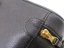 CHANEL 　シャネル　ココマーク 縦型バニティ　ブラック／ＧＰ　キャビア【431】2148103943478