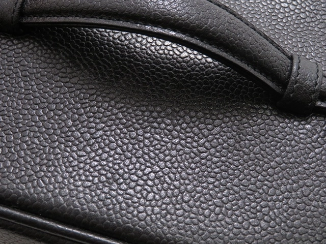 CHANEL シャネル ココマーク 縦型バニティ ブラック/GP キャビア【431】2148103943478