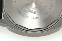 PANERAI パネライ 腕時計 2007年正規品 ルミノール サブマーシブル スモールセコンド PAM00025 チタン/ラバー ブラック文字盤 自動巻【472】SJ