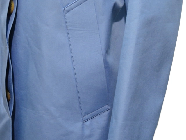 MACKINTOSH　マッキントッシュ　ライナー付ステンカラーコート　レディース38　ブルー　ポリエステル/コットン　G5A01-301-23　2148103720895　【432】