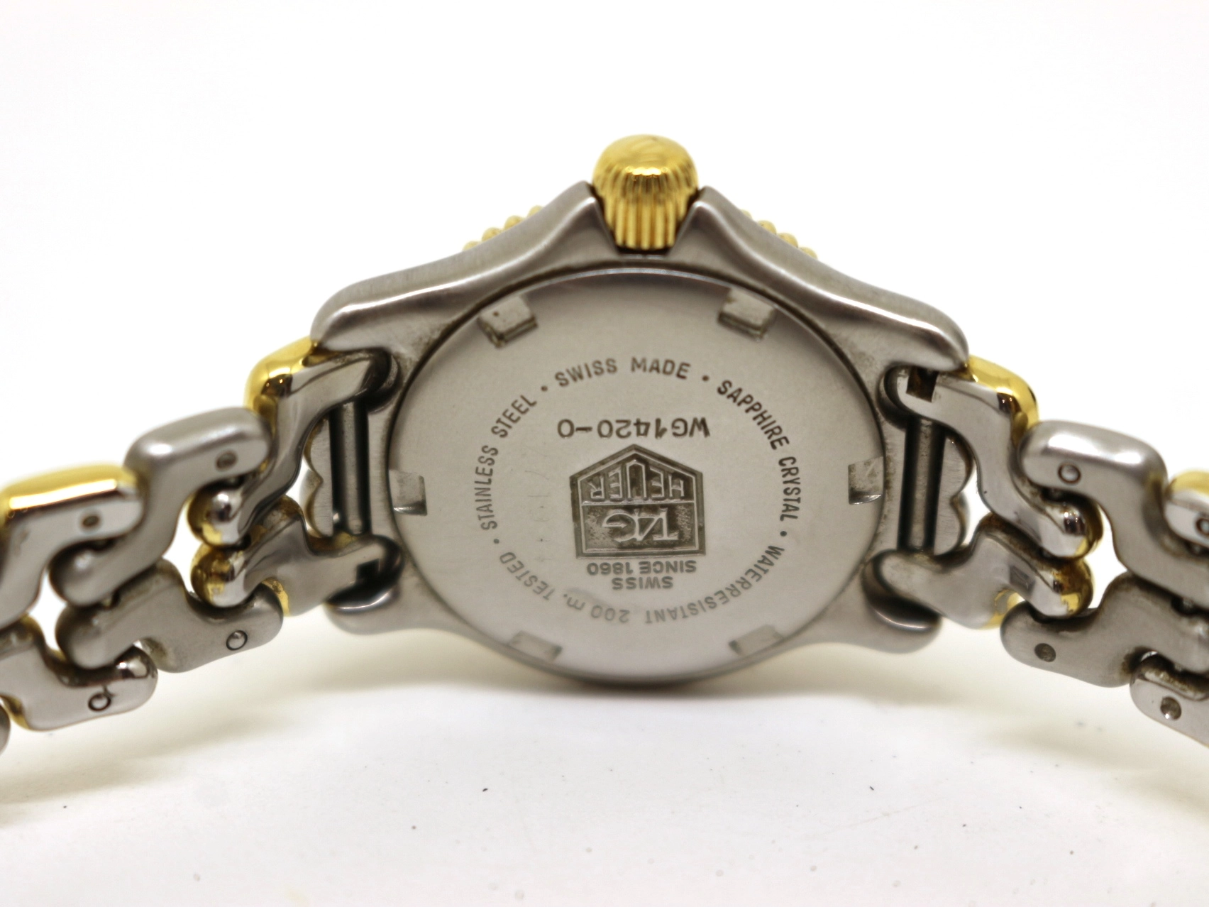 TAG HEUER タグホイヤー 腕時計 セル デイト WG1420-0 グレー GP/SS クォーツ レディース (2148103901782) 【200】