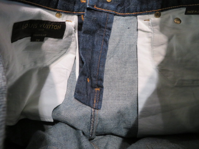 LOUIS VUITTON ルイヴィトン デニム パンツ メンズ 28 ブルー コットン 【432】の購入なら「質」の大黒屋（公式）