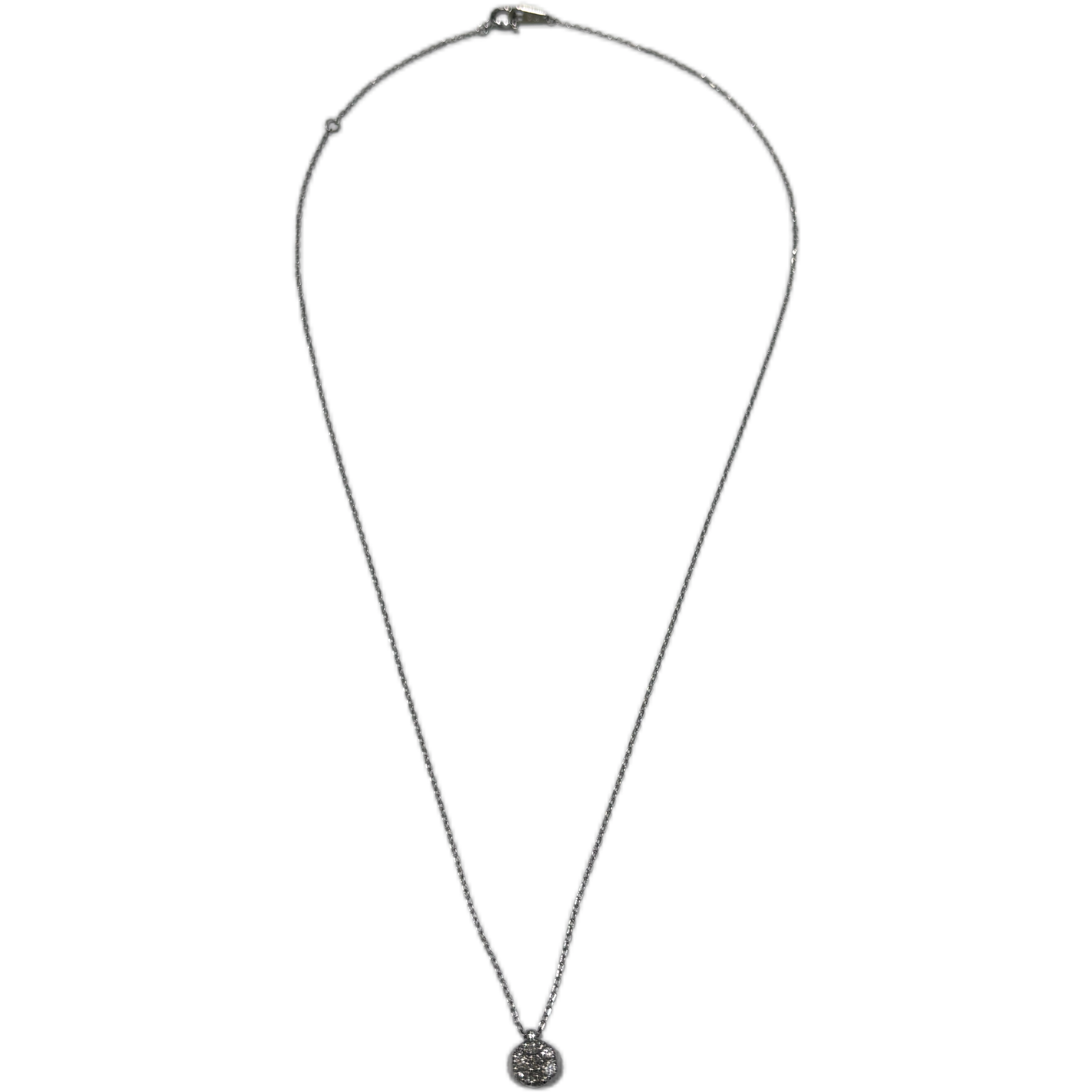 JEWELRY ノンブランドジュエリー ネックレス　K10WG　D0.20　約1.0g　【208】2141300431281