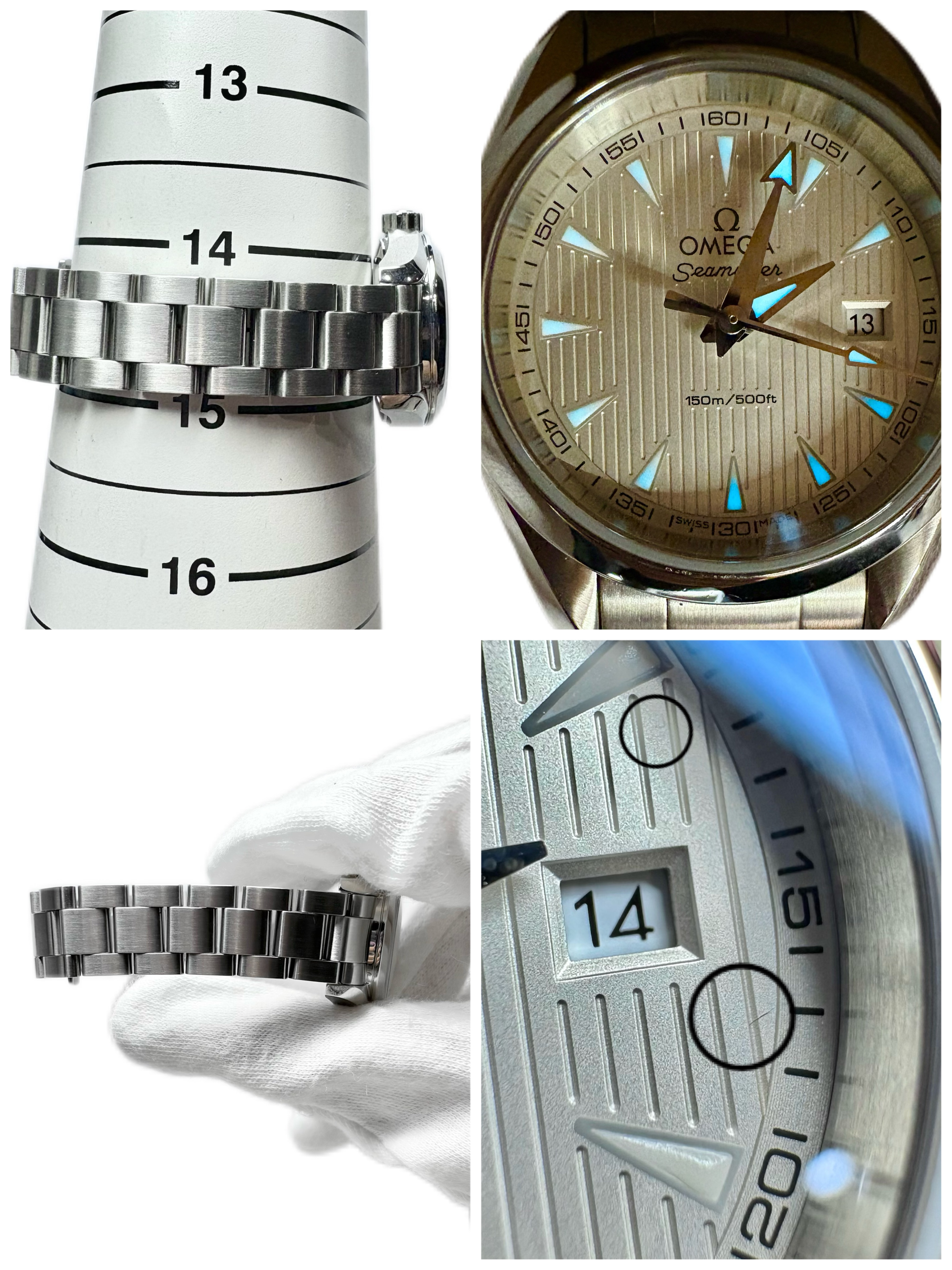 ❦Mirage様❦ OMEGA オメガ シーマスター アクアテラ シルバー ステンレス