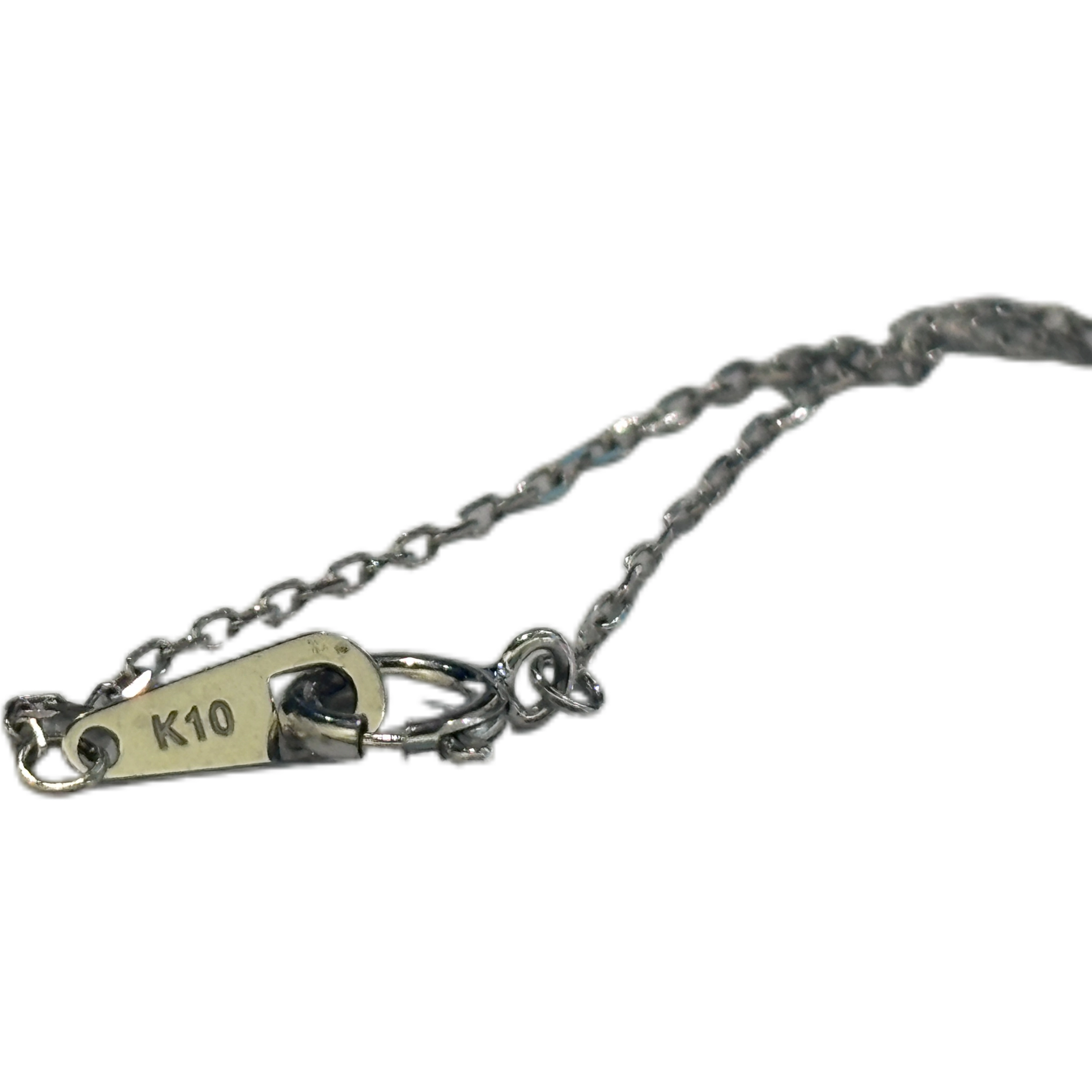 JEWELRY ノンブランドジュエリー ネックレス　K10WG　D0.20　約1.0g　【208】2141300431281