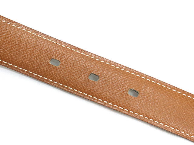 HERMES エルメス アピリバーシブルベルト ブラック ゴールド金具