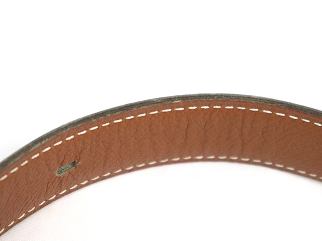 HERMES エルメス アピリバーシブルベルト ブラック ゴールド金具