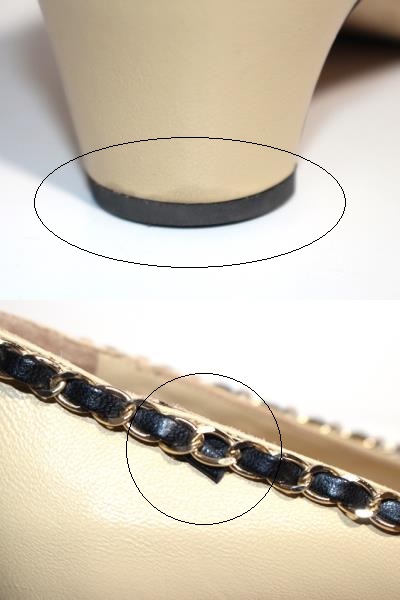 CHANEL シャネル ポインテッドトゥパンプス G35386 レディース38