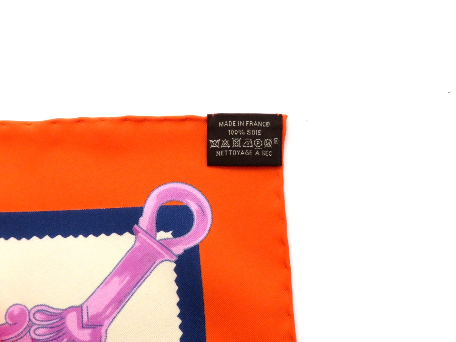 HERMES エルメス スカーフ カレ 90 シルク 鐙 ETRIERS 馬具柄