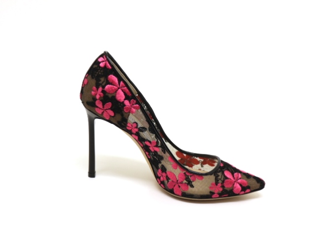 JIMMY CHOO ブラック メッシュ ハイヒール　romy 100 JIMMY CHOO ブラック メッシュ ハイヒール romy 100