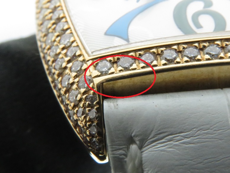 FRANCK MULLER 　美品トノウカーベックス　ダイヤベゼル　レディース FRANCK MULLER used 入荷情報⌚️ 商品番号 S58791 中古