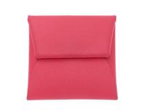HERMES　エルメス　コインケース　バスティア　ローズアザレ　シルバー金具　ヴォーエプソン　A刻印　2017年　【430】2148103536007