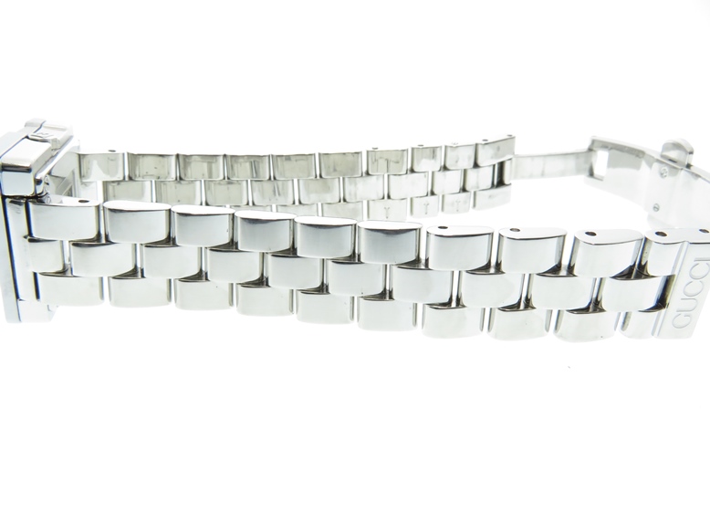 GUCCI グッチ Gウォッチ 3600L ブラック文字盤 SS ステンレス クオーツ