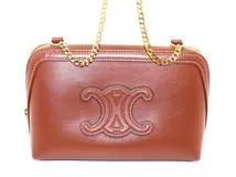 CELINE スカート トリオンフ 金ボタン ロゴ チェーン プリーツ CELINE スカート トリオンフ 金ボタン ロゴ チェーン プリーツ