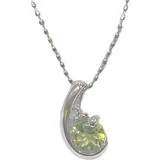 JEWELRY　ジュエリー　ネックレス K18WG 　イロイシ　D0.01ct　約2.0g　2147200538914【208】