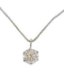 JEWELRY　ジュエリー　ネックレス　PT850 D0.35ct　約1.7g 2147300400821【208】