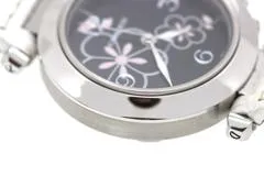 Cartier カルティエ 腕時計  パシャC ドゥ カルティエ W3109699 2007クリスマス限定モデル ステンレス ウィンターフラワー ステンレス/アリゲーターベルト 自動巻き【471】