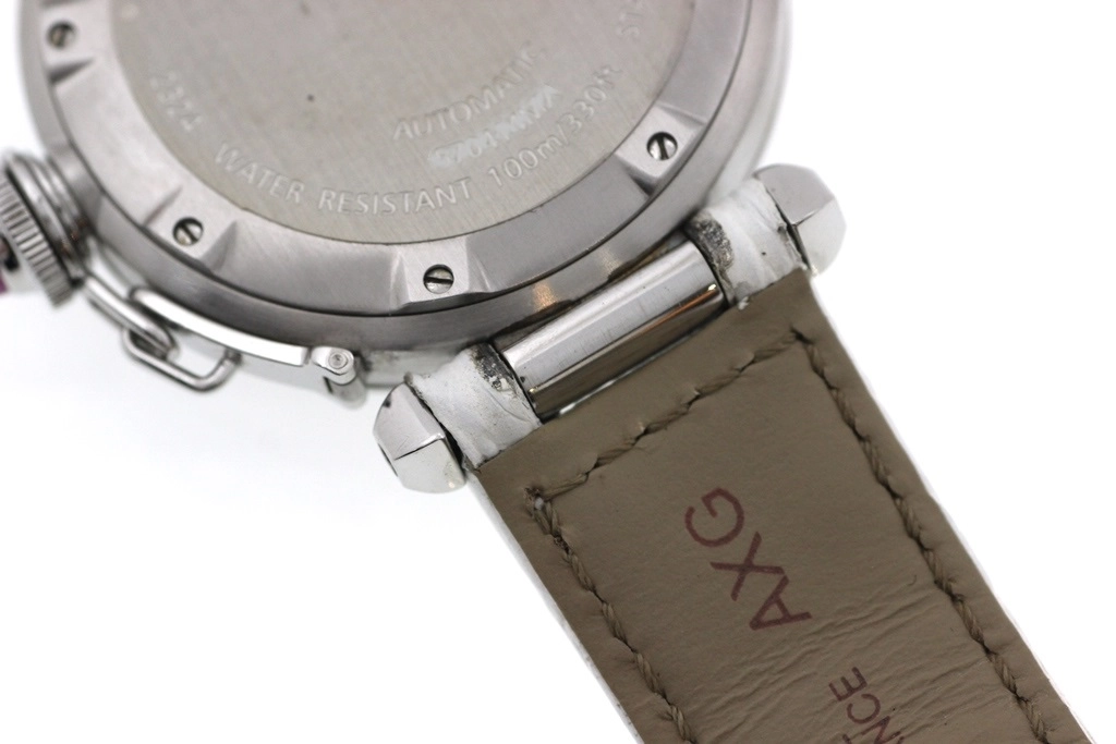 Cartier カルティエ 腕時計  パシャC ドゥ カルティエ W3109699 2007クリスマス限定モデル ステンレス ウィンターフラワー ステンレス/アリゲーターベルト 自動巻き【471】