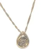 JEWELRY　ジュエリー　ネックレス　K18 D0.1ct　約1.4g 2120000317705【208】